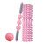 3 in 1 Eva Foam Roller Hollow Muscle Relaxation Roller Yoga Column Set, Length: 33cm (Pink Crescent)