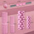 3 in 1 Eva Foam Roller Hollow Muscle Relaxation Roller Yoga Column Set, Length: 33cm (Pink Crescent)