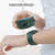 G3 Portable Outdoor Kids USB Mini Mirror Leafless Watch Fan(Green)