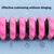 Wolf Tooth Stick Hand-Held Fascia Stick Leg Muscle Relaxation Roller Yoga Fitness Supplies(Purple)