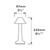 JB-TD001 LED Touch Table Lamp Cafe Restaurant Decoration Night Light, Specification: UK Plug(Red Copper)