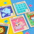 2 PCS Cartoon Animal Double-Sided Klotski Puzzle Children Wooden Toy Early Education Jigsaw Puzzle(Dolphin)