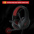 SADES MH601 3.5mm Plug Wire-controlled Noise Reduction E-sports Gaming Headset with Retractable Microphone, Cable Length: 2.2m(Black Red)
