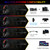 SADES MH601 3.5mm Plug Wire-controlled Noise Reduction E-sports Gaming Headset with Retractable Microphone, Cable Length: 2.2m(Black Red)