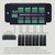 1 In 8 Out Amplifier And Sound Speaker Distributor, 8-Area Sound Source, Signal Distribution Panel, Audio Input, 300W Per Channel