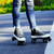 Flash Roller Skates Shoes Adult Children Four-Wheel Canvas Roller Skates Shoes Double Row Roller Skates Shoes, Size: 40(Burgundy  + Special Bag)