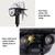 Solar Projection Light Outdoor IP65 Waterproof LED Landscape Garden Ground Plug Light Decorative Lawn Lamp (White Light)
