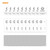 For Xiaomi Redmi Note 9T 10 PCS ENKAY Hat-Prince Full Glue 0.26mm 9H 2.5D Tempered Glass Full Coverage Film