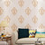 Damascus Self-Adhesive Embossed Wallpaper Thick 3D Non-Woven Fabric Fine Embossed Bedroom Wallpaper, Specification: 0.53 x 3 Meters(1682 Cream Color)