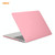 ENKAY 3 in 1 Matte Laptop Protective Case + US Version TPU Keyboard Film + Anti-dust Plugs Set for MacBook Pro 16 inch A2141 (with Touch Bar)(Pink)