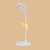 WS-8010 LED Fan Desk Lamp Bedside Desk USB Folding Desk Lamp, Colour: Ring