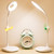 WS-8010 LED Fan Desk Lamp Bedside Desk USB Folding Desk Lamp, Colour: Ring