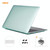 For MacBook Air 13.3 inch A2179 & A2337 2020 ENKAY 3 in 1 Crystal Laptop Protective Case + EU Version TPU Keyboard Film + Anti-dust Plugs Set(Green)