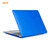 ENKAY 3 in 1 Matte Laptop Protective Case + EU Version TPU Keyboard Film + Anti-dust Plugs Set for MacBook Air 13.3 inch A1932 (2018)(Dark Blue)