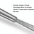 2 PCS Manual Whisk Stainless Steel Glass Bead Egg Whisk Kitchen Household Hand-Held Baking Tools Type C  10 Inch