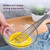 2 PCS Manual Whisk Stainless Steel Glass Bead Egg Whisk Kitchen Household Hand-Held Baking Tools Type C  10 Inch
