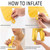 5 PCS 32-Inch Gradient Color Crown Digital Balloon Children Birthday Decoration Film Balloon(Number 7)