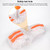 10 PCS Multi-Function Branch Wire Butt Copper Wire Quick Connection Terminal, Model: F13 Blue Handle One in Three Out
