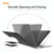 ENKAY 3 in 1 Matte Laptop Protective Case + US Version TPU Keyboard Film + Anti-dust Plugs Set for MacBook Pro 13.3 inch A1706 / A1989 / A2159 (with Touch Bar)(Orange)