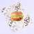 2 Packs Cake Greaseproof Paper Baking Packaging Plate Paper Hamburger Paper, Colour: Pure White