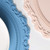 Embossed Silicone Heat Insulation Pad Decorative Mat Thick Round Silicone Pot Mat(Fog Pink)
