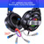 YINDIAO Q3 USB Wired E-sports Gaming Headset with Mic & RGB Light, Cable Length: 1.67m (White)