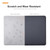 ENKAY 3 in 1 Matte Laptop Protective Case + EU Version TPU Keyboard Film + Anti-dust Plugs Set for MacBook Pro 15.4 inch A1707 & A1990 (with Touch Bar)(Grey)