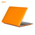 For MacBook Air 13.3 inch A2179 & A2337 2020 ENKAY 3 in 1 Crystal Laptop Protective Case + EU Version TPU Keyboard Film + Anti-dust Plugs Set(Orange)