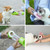 Pet Dual-purpose Accompanying Cup Segmented Water And Food Integrated Pet Cup Portable Waterer(Pink)