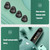 Visualized Hot Compress Blackhead Suction Device Pore Cleaner and Bubble Export Instrument(Green)