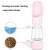 Pet Dual-purpose Accompanying Cup Segmented Water And Food Integrated Pet Cup Portable Waterer(Grass Green)