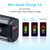 LZ-023 18W QC 3.0 USB Portable Travel Charger + 3A USB to Micro USB Data Cable, US Plug(White)