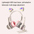 Soyto SY-G30 Cat Ear Computer Headset, Style: Non-luminous Version (Gray Pink)