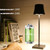BC963B LED Student Eye Protection Table Lamp Bar Atmosphere Lamp Baby Feeding Bedside Lamp(Black)