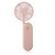 LN2 Hanging Neck Small Fan Outdoor Foldable USB Lazy Handheld Fan(Pink)