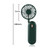 LN2 Hanging Neck Small Fan Outdoor Foldable USB Lazy Handheld Fan(Pink)