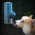 Pet Waterer Ball Feeder Hanging Dog Waterer Hanging Cage Pet Water Cup 700ML(Ivory White)