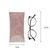 3 PCS Snake Print PU Elastic Leather Sunglasses Bag  Myopia And Presbyopic Glasses Bag(Gray)