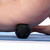 Yoga Ball Electric Massage Ball Handheld Silicone Ball Black (Black Ring)