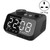 M9 Wireless Bluetooth Speaker Multifunctional Desktop Alarm Clock Support TF Card & U Disk & AUX UK Plug(Black)