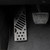Car Modification Straight Metal Left Foot Rest Pedal for Jeep Wrangler JL 2018-2019