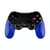 2 PCS Bluetooth Wireless Gamepad Touch Screen With Light Audio Dual Vibration Controller For PS4(Blue)