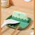 4 PCS Pot Lid Rack Kitchen Countertop Finishing Storage Bracket Spatula Soup Spoon Chopsticks Rack(Green)