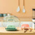4 PCS Pot Lid Rack Kitchen Countertop Finishing Storage Bracket Spatula Soup Spoon Chopsticks Rack(Green)