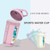 TC-1801 Milkshake Cup Plastic Fitness Sports Water Cup Shaking Cup, Colour: Beige
