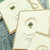 15 PCS Vintage Metal Gift Greeting Card Cowhide Envelope Holiday Card(03 Bow)