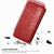 For LG K92 5G Cubic Grid Pressed Horizontal Flip Magnetic PU Leather Case with Holder & Card Slots & Wallet(Red)