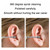 6 In 1 Stainless Steel Spring Spiral Portable Ear Pick, Specification: Green 6 In 1 Stainless Steel Spring Spiral Portable Ear Pick, Specification: Green