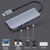 2008N 4 In 1 USB 3.0 x2 + HDMI + PD Multi-function Intelligent Type-C / USB-C HUB Docking Station