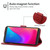 Leather Phone Case For Lenovo K5 Pro(Red) Leather Phone Case For Lenovo K5 Pro(Red)